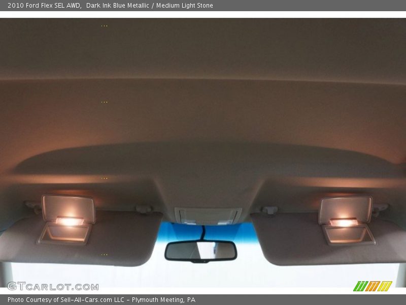 Dark Ink Blue Metallic / Medium Light Stone 2010 Ford Flex SEL AWD