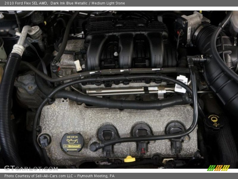 Dark Ink Blue Metallic / Medium Light Stone 2010 Ford Flex SEL AWD
