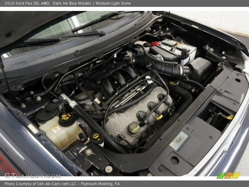 Dark Ink Blue Metallic / Medium Light Stone 2010 Ford Flex SEL AWD