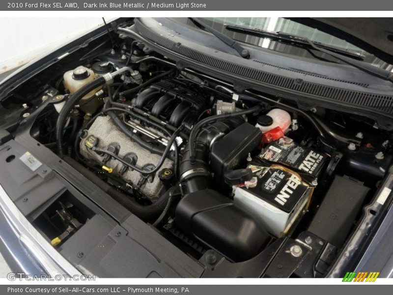 Dark Ink Blue Metallic / Medium Light Stone 2010 Ford Flex SEL AWD