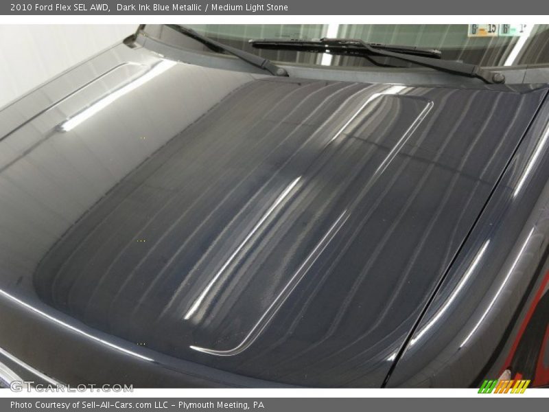 Dark Ink Blue Metallic / Medium Light Stone 2010 Ford Flex SEL AWD