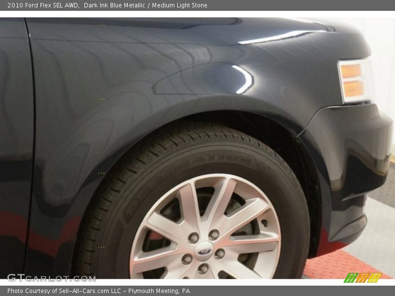 Dark Ink Blue Metallic / Medium Light Stone 2010 Ford Flex SEL AWD