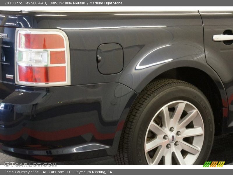 Dark Ink Blue Metallic / Medium Light Stone 2010 Ford Flex SEL AWD