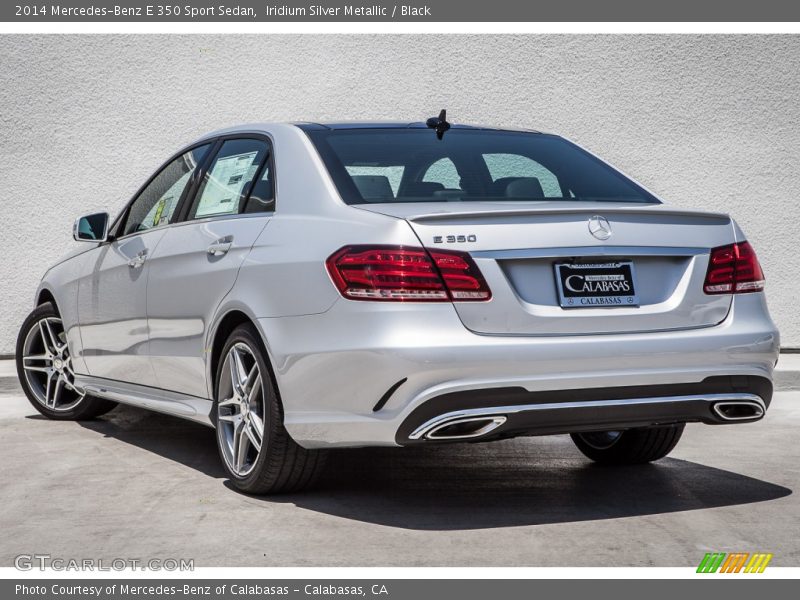 Iridium Silver Metallic / Black 2014 Mercedes-Benz E 350 Sport Sedan