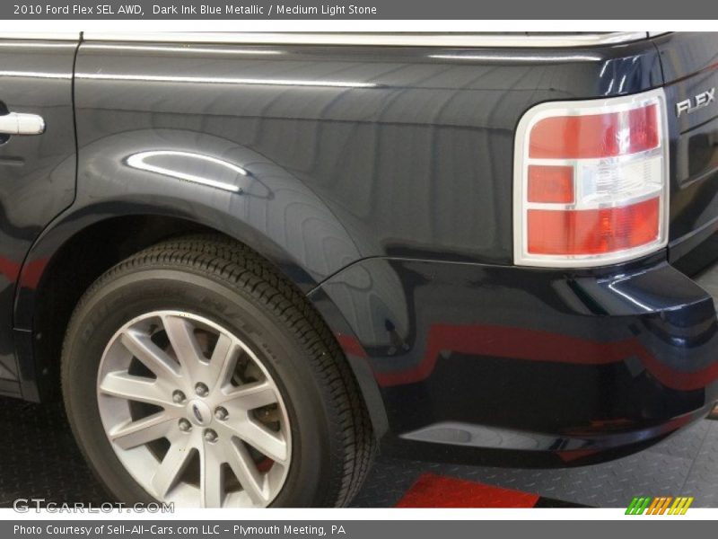 Dark Ink Blue Metallic / Medium Light Stone 2010 Ford Flex SEL AWD