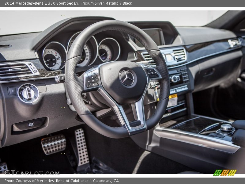 Iridium Silver Metallic / Black 2014 Mercedes-Benz E 350 Sport Sedan