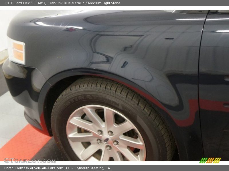 Dark Ink Blue Metallic / Medium Light Stone 2010 Ford Flex SEL AWD