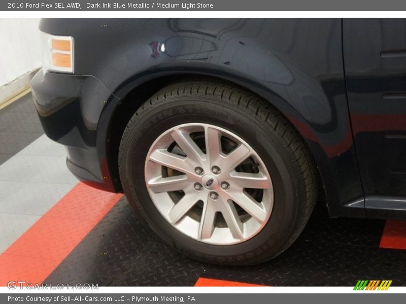 Dark Ink Blue Metallic / Medium Light Stone 2010 Ford Flex SEL AWD