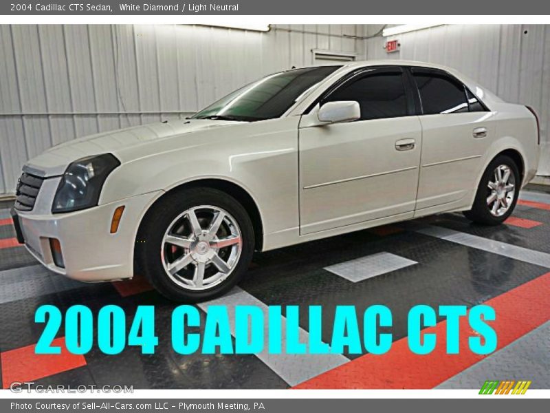 White Diamond / Light Neutral 2004 Cadillac CTS Sedan