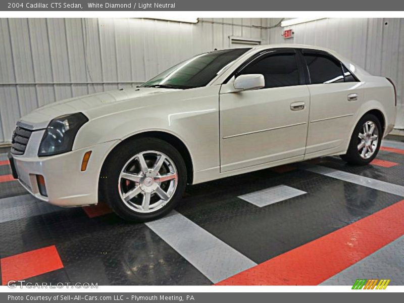 White Diamond / Light Neutral 2004 Cadillac CTS Sedan