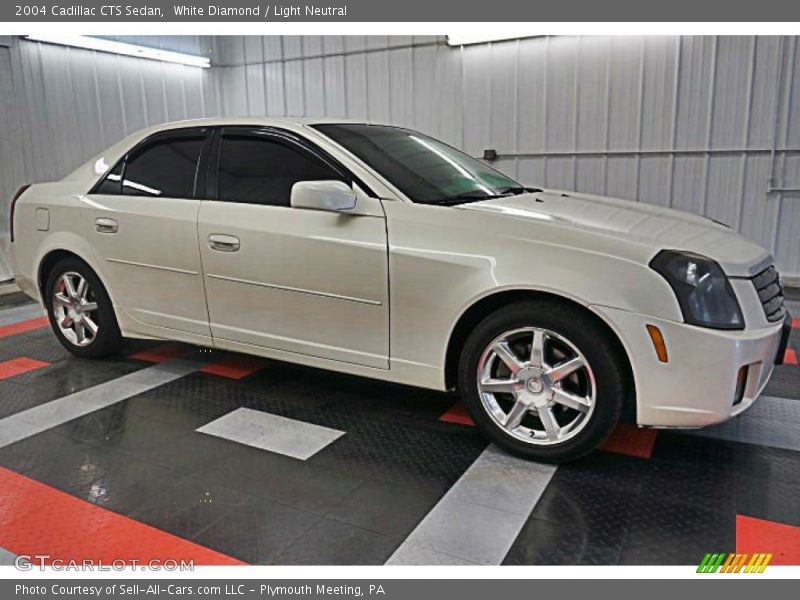 White Diamond / Light Neutral 2004 Cadillac CTS Sedan
