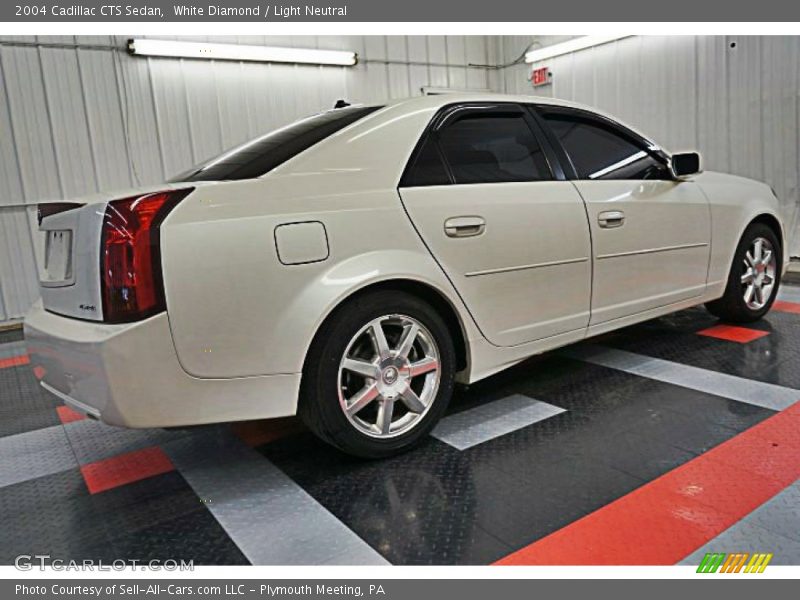 White Diamond / Light Neutral 2004 Cadillac CTS Sedan