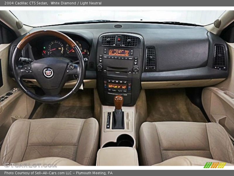White Diamond / Light Neutral 2004 Cadillac CTS Sedan