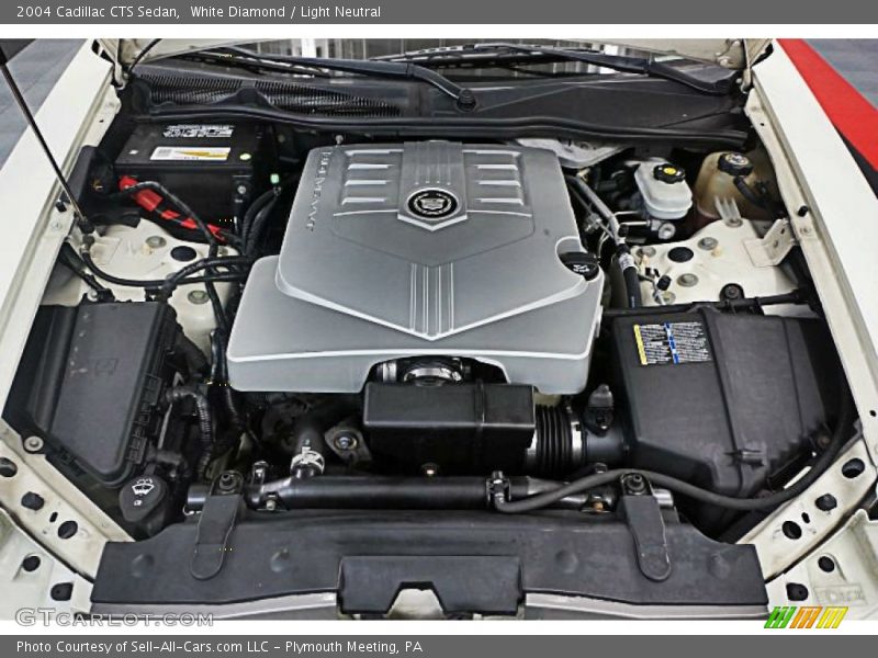White Diamond / Light Neutral 2004 Cadillac CTS Sedan