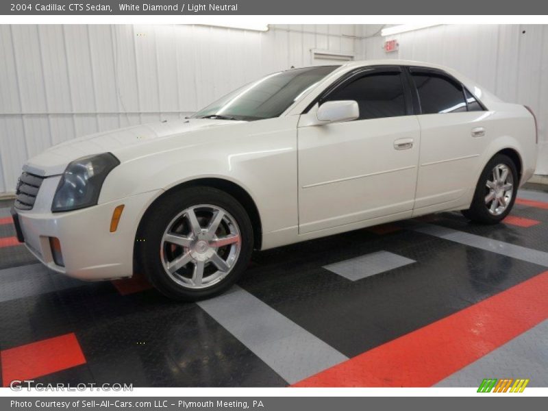White Diamond / Light Neutral 2004 Cadillac CTS Sedan