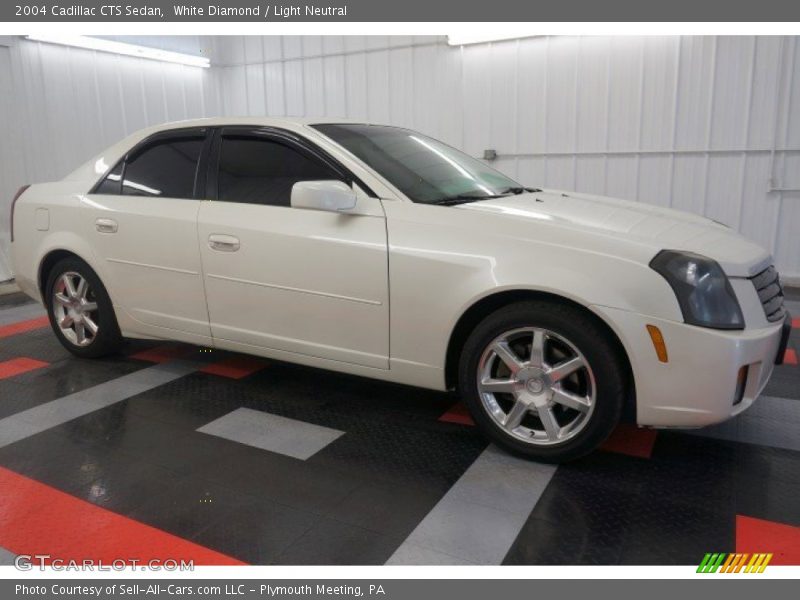 White Diamond / Light Neutral 2004 Cadillac CTS Sedan
