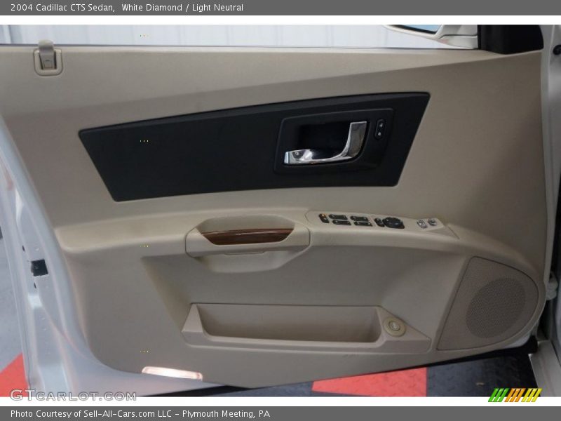 White Diamond / Light Neutral 2004 Cadillac CTS Sedan