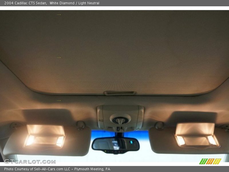 White Diamond / Light Neutral 2004 Cadillac CTS Sedan