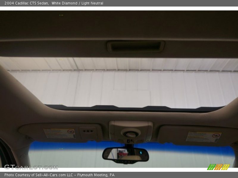 White Diamond / Light Neutral 2004 Cadillac CTS Sedan