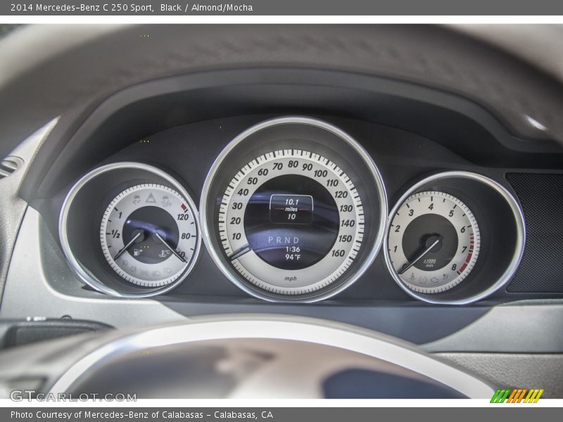 Black / Almond/Mocha 2014 Mercedes-Benz C 250 Sport