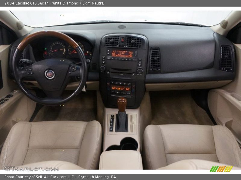 White Diamond / Light Neutral 2004 Cadillac CTS Sedan