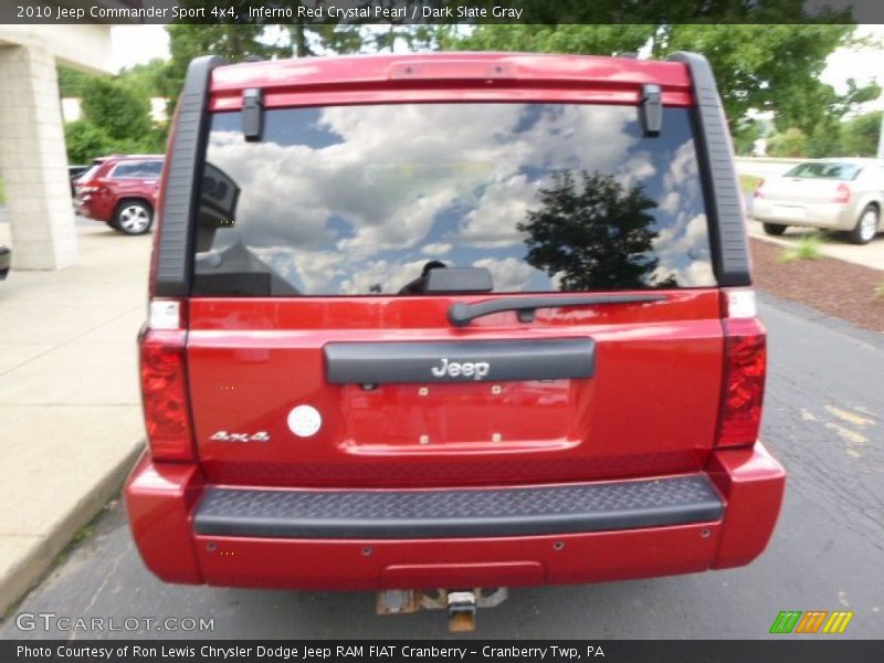 Inferno Red Crystal Pearl / Dark Slate Gray 2010 Jeep Commander Sport 4x4