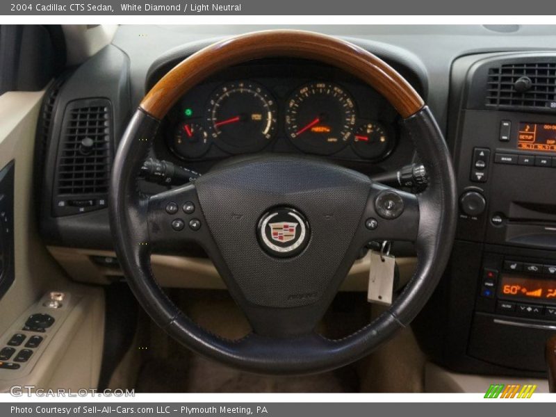 White Diamond / Light Neutral 2004 Cadillac CTS Sedan