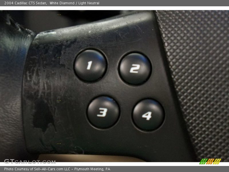 White Diamond / Light Neutral 2004 Cadillac CTS Sedan