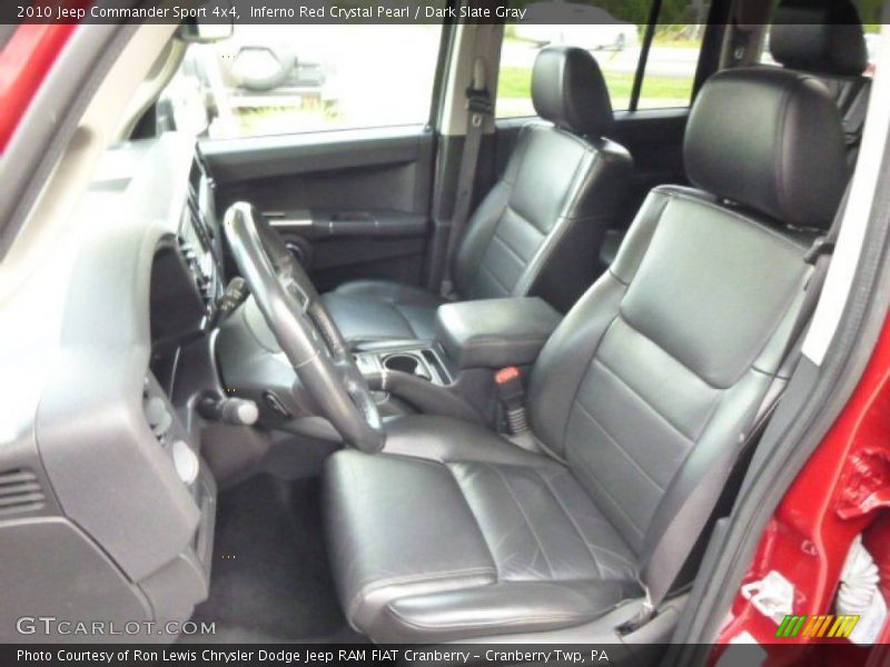 Inferno Red Crystal Pearl / Dark Slate Gray 2010 Jeep Commander Sport 4x4