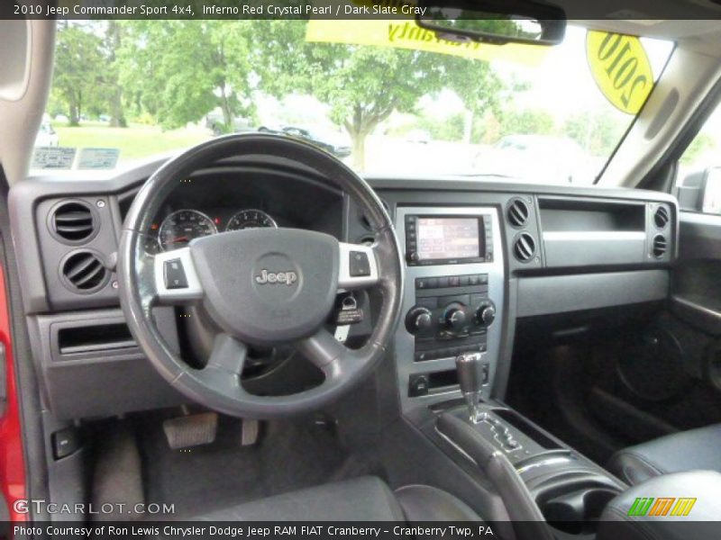 Inferno Red Crystal Pearl / Dark Slate Gray 2010 Jeep Commander Sport 4x4