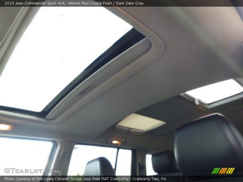 Inferno Red Crystal Pearl / Dark Slate Gray 2010 Jeep Commander Sport 4x4