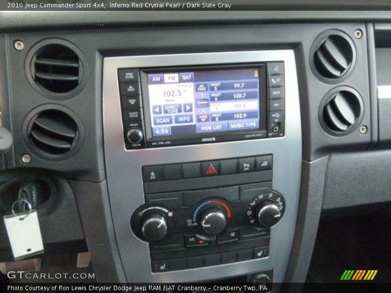 Inferno Red Crystal Pearl / Dark Slate Gray 2010 Jeep Commander Sport 4x4