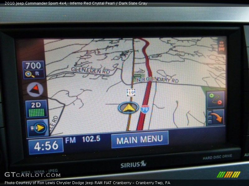 Inferno Red Crystal Pearl / Dark Slate Gray 2010 Jeep Commander Sport 4x4