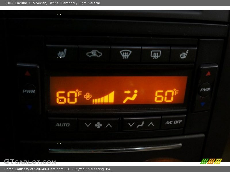 White Diamond / Light Neutral 2004 Cadillac CTS Sedan