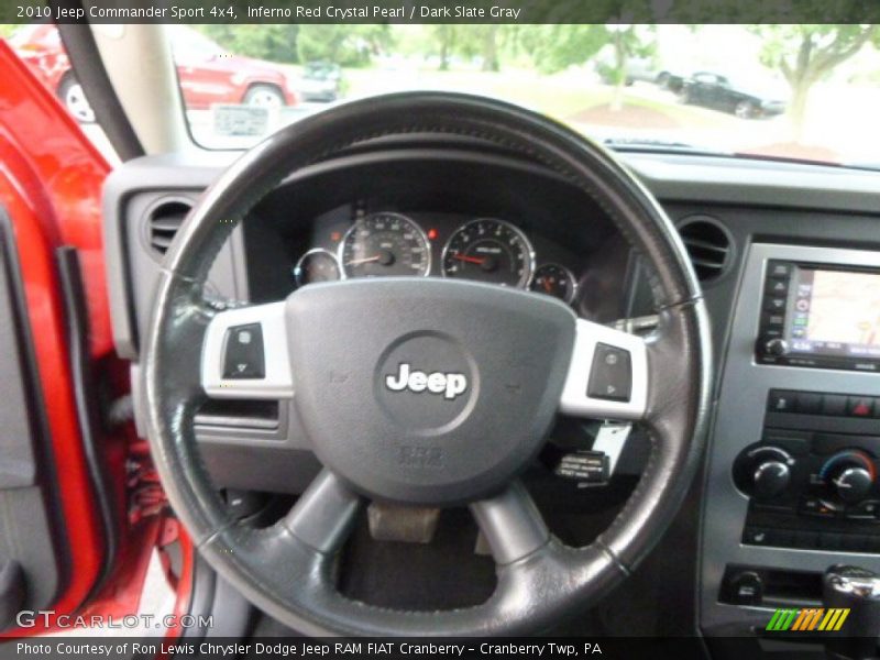 Inferno Red Crystal Pearl / Dark Slate Gray 2010 Jeep Commander Sport 4x4