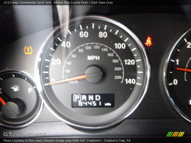 Inferno Red Crystal Pearl / Dark Slate Gray 2010 Jeep Commander Sport 4x4