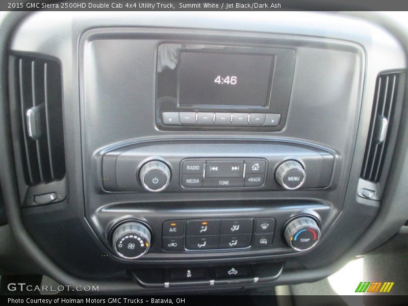 Controls of 2015 Sierra 2500HD Double Cab 4x4 Utility Truck