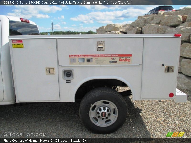  2015 Sierra 2500HD Double Cab 4x4 Utility Truck Summit White