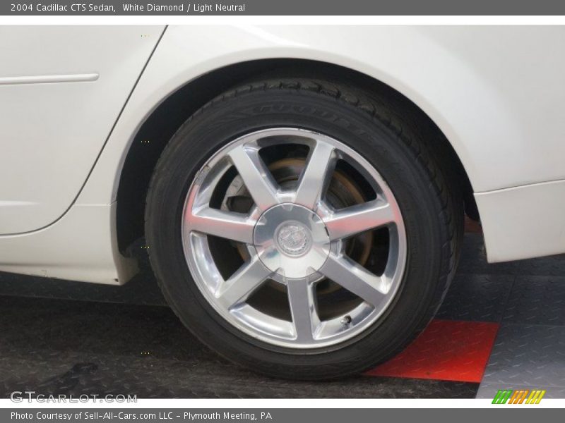 White Diamond / Light Neutral 2004 Cadillac CTS Sedan
