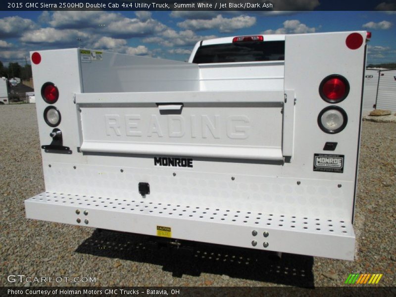 Summit White / Jet Black/Dark Ash 2015 GMC Sierra 2500HD Double Cab 4x4 Utility Truck