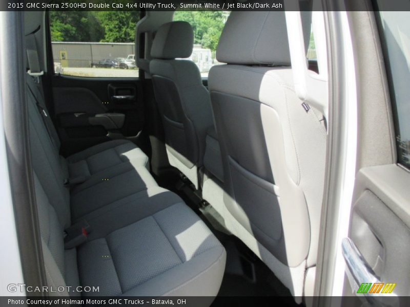 Summit White / Jet Black/Dark Ash 2015 GMC Sierra 2500HD Double Cab 4x4 Utility Truck