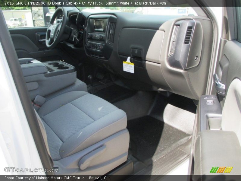 Summit White / Jet Black/Dark Ash 2015 GMC Sierra 2500HD Double Cab 4x4 Utility Truck
