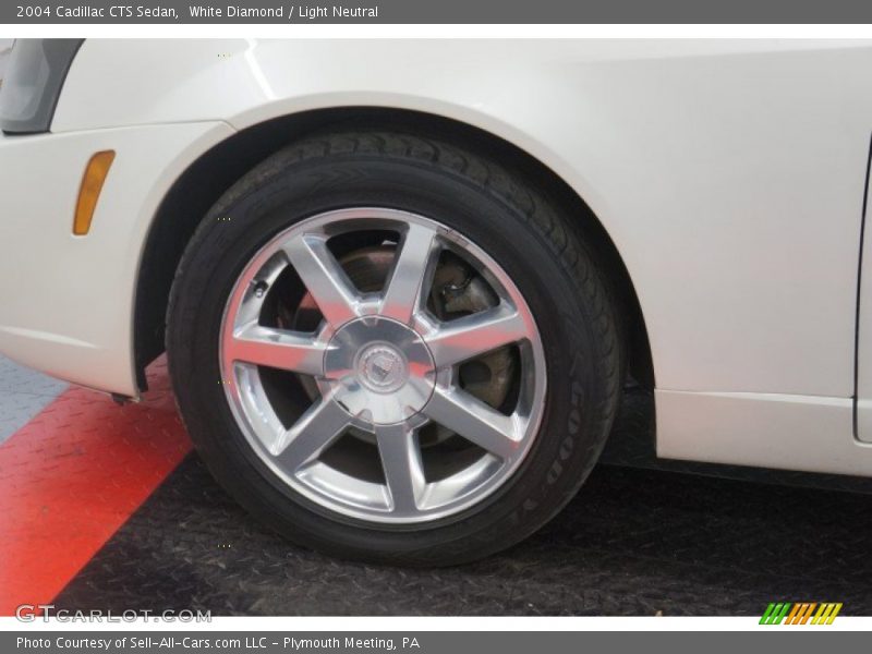White Diamond / Light Neutral 2004 Cadillac CTS Sedan