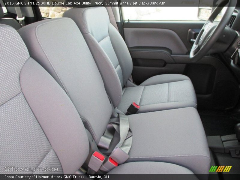 Summit White / Jet Black/Dark Ash 2015 GMC Sierra 2500HD Double Cab 4x4 Utility Truck