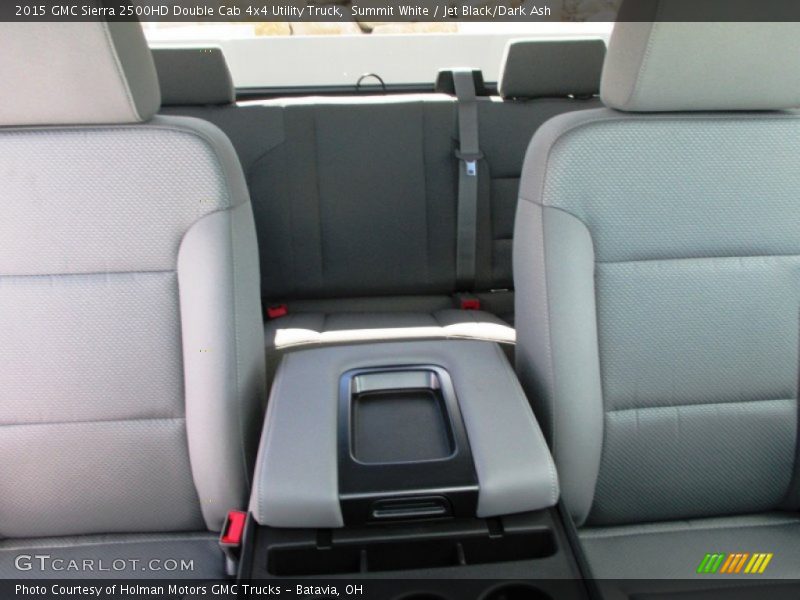 Summit White / Jet Black/Dark Ash 2015 GMC Sierra 2500HD Double Cab 4x4 Utility Truck