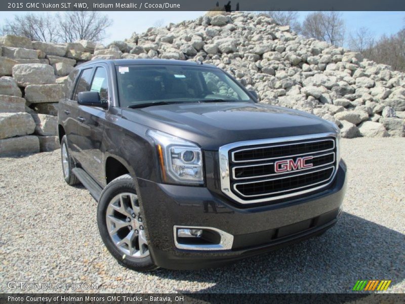 Iridium Metallic / Cocoa/Dune 2015 GMC Yukon SLT 4WD