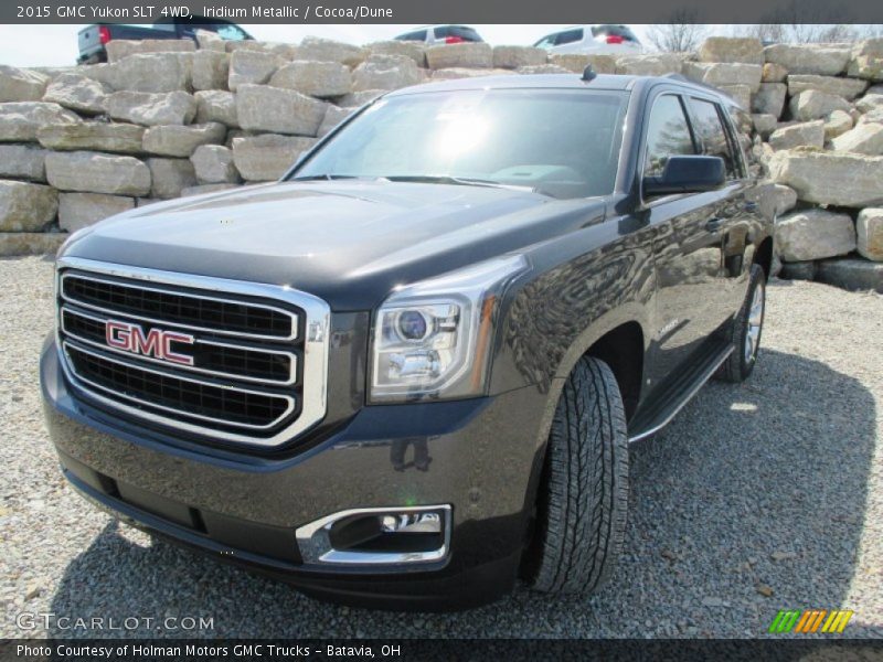 Iridium Metallic / Cocoa/Dune 2015 GMC Yukon SLT 4WD
