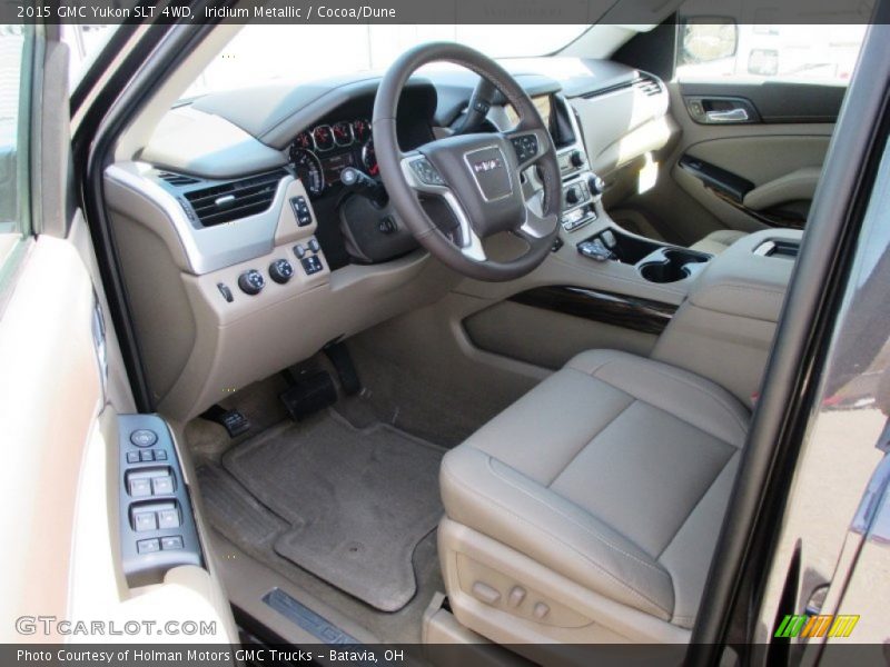 Iridium Metallic / Cocoa/Dune 2015 GMC Yukon SLT 4WD