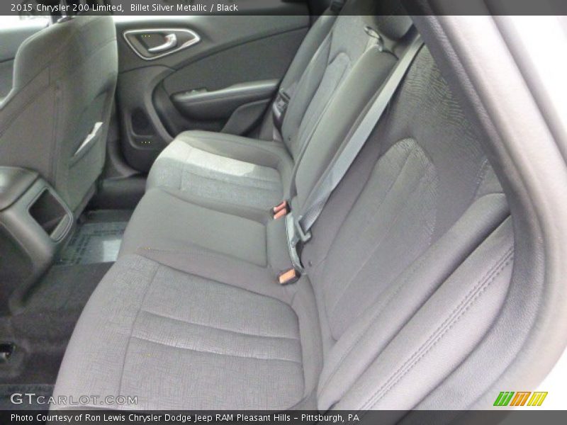 Billet Silver Metallic / Black 2015 Chrysler 200 Limited