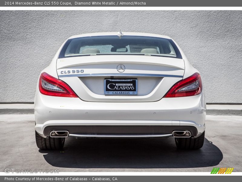 Diamond White Metallic / Almond/Mocha 2014 Mercedes-Benz CLS 550 Coupe